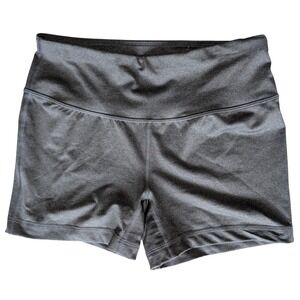 Athletic Works Medium Grey Bike Shorts Stretchy Gym Athleisure Summer